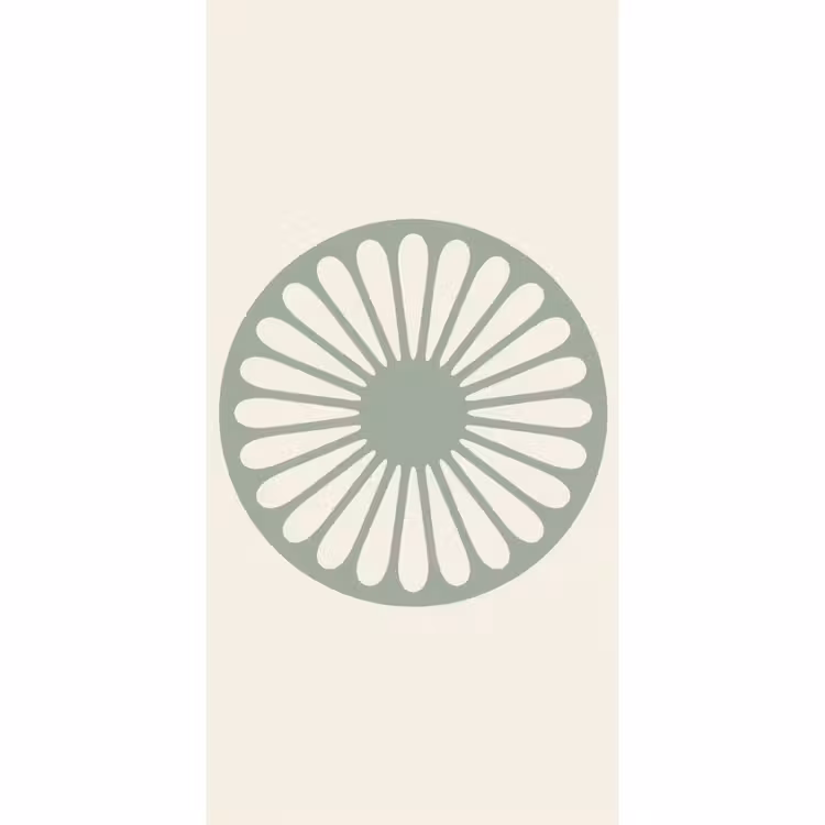 Behang - Abstract - Patroon - Radiaal - Modern - Groen — 2