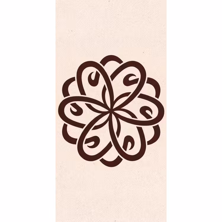 Behang - Patroon - Knoop - Abstract - Modern - Bruin — 2