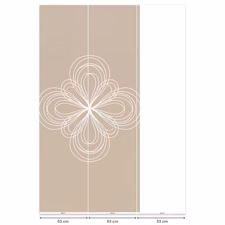 Behang - Patroon - Lijnen - Abstract - Minimalistisch - Beige — 6