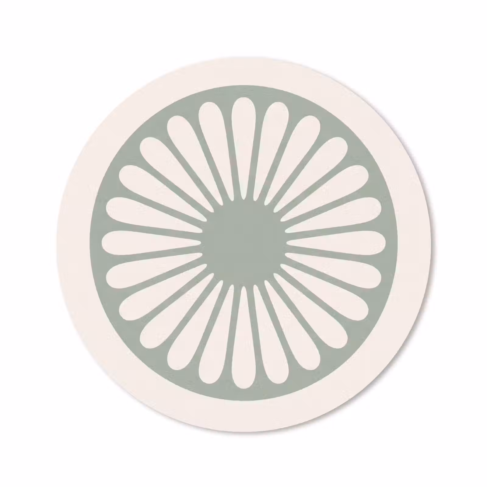 Muismat - Abstract - Patroon - Radiaal - Modern - Groen — 1