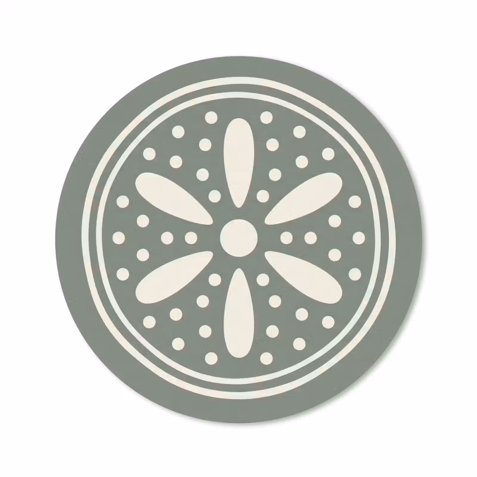 Muismat - Patroon - Cirkel - Abstract - Groen - Decoratie — 1