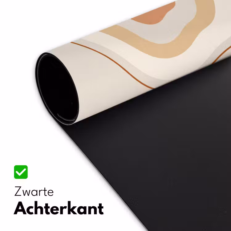 Bureau onderlegger - Abstract - Organisch - Modern - Beige - Kunst — 5