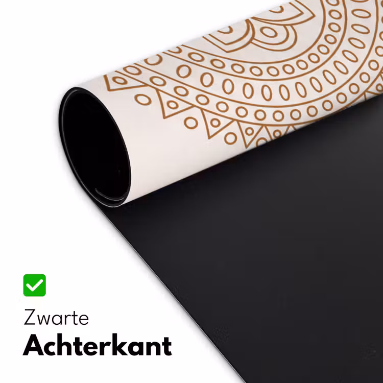 Bureau onderlegger - Mandala - Geometrisch - Abstract - Oosters - Bruin — 5