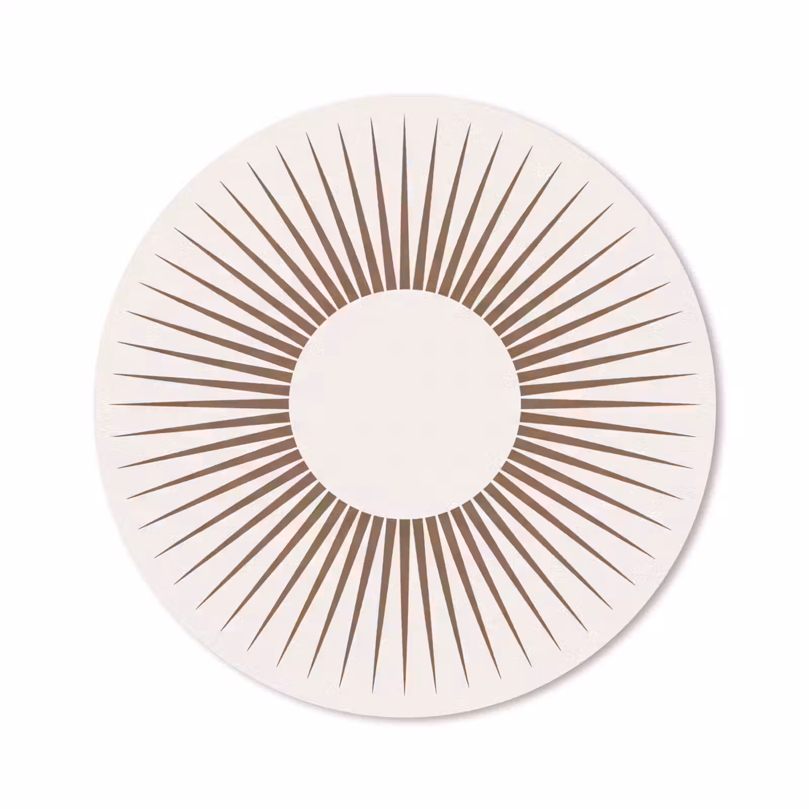 Muismat - Abstract - Zon - Symbool - Modern - Beige — 1