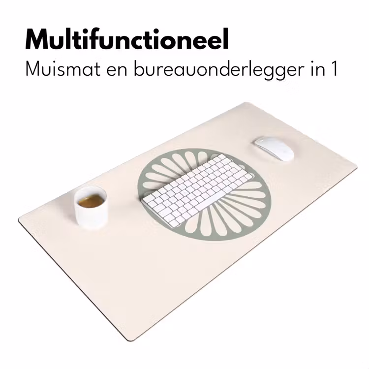 Bureau onderlegger - Abstract - Patroon - Radiaal - Modern - Groen — 7