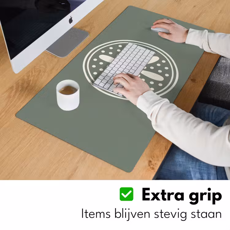 Bureau onderlegger - Patroon - Cirkel - Abstract - Groen - Decoratie — 6