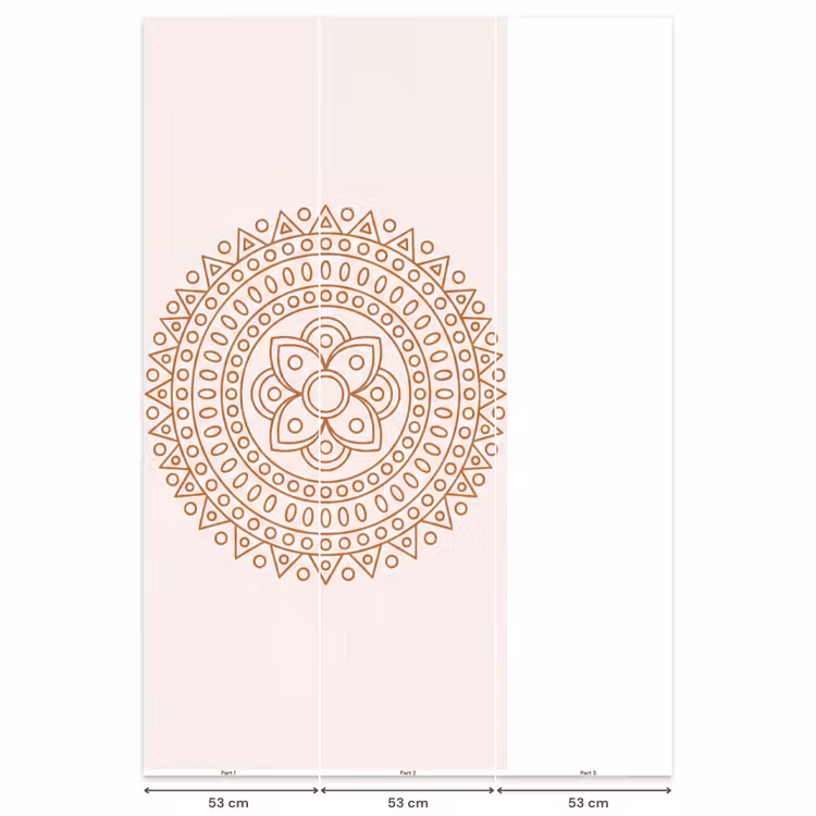 Behang - Mandala - Geometrisch - Abstract - Oosters - Bruin — 6