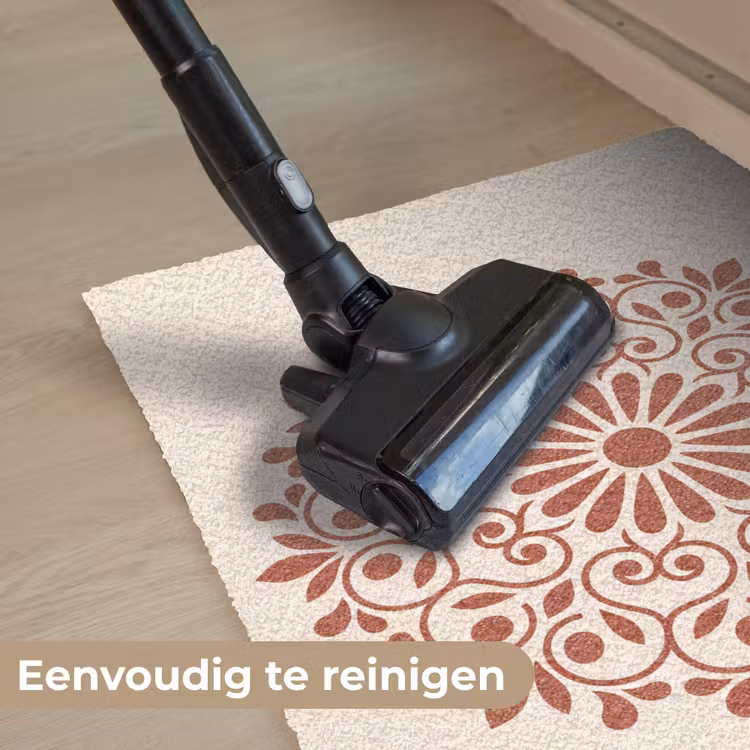 Deurmat - Decoratie - Cirkel - Symmetrisch - Modern - Roodbruin — 9