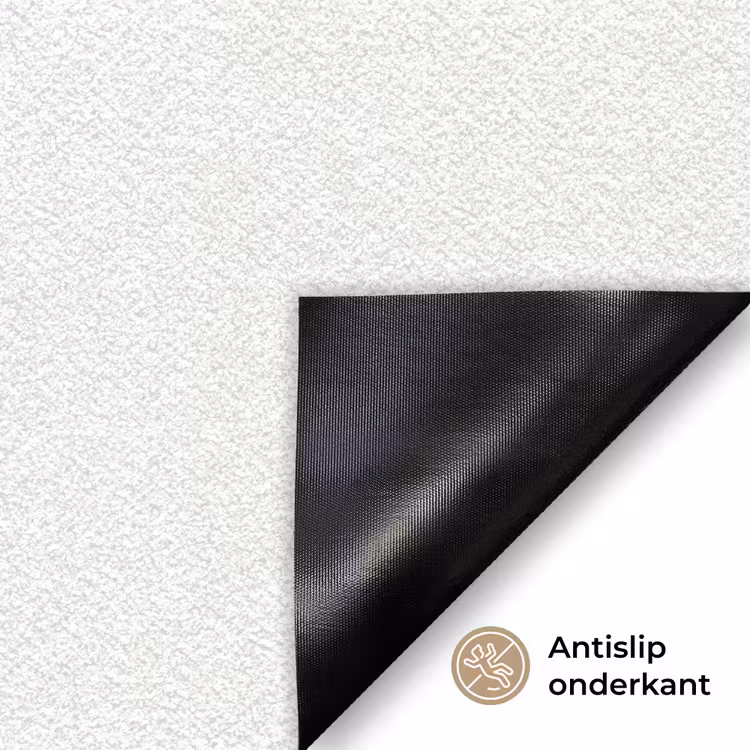 Deurmat - Krans - Bladeren - Natuur - Minimalistisch - Grijs — 6