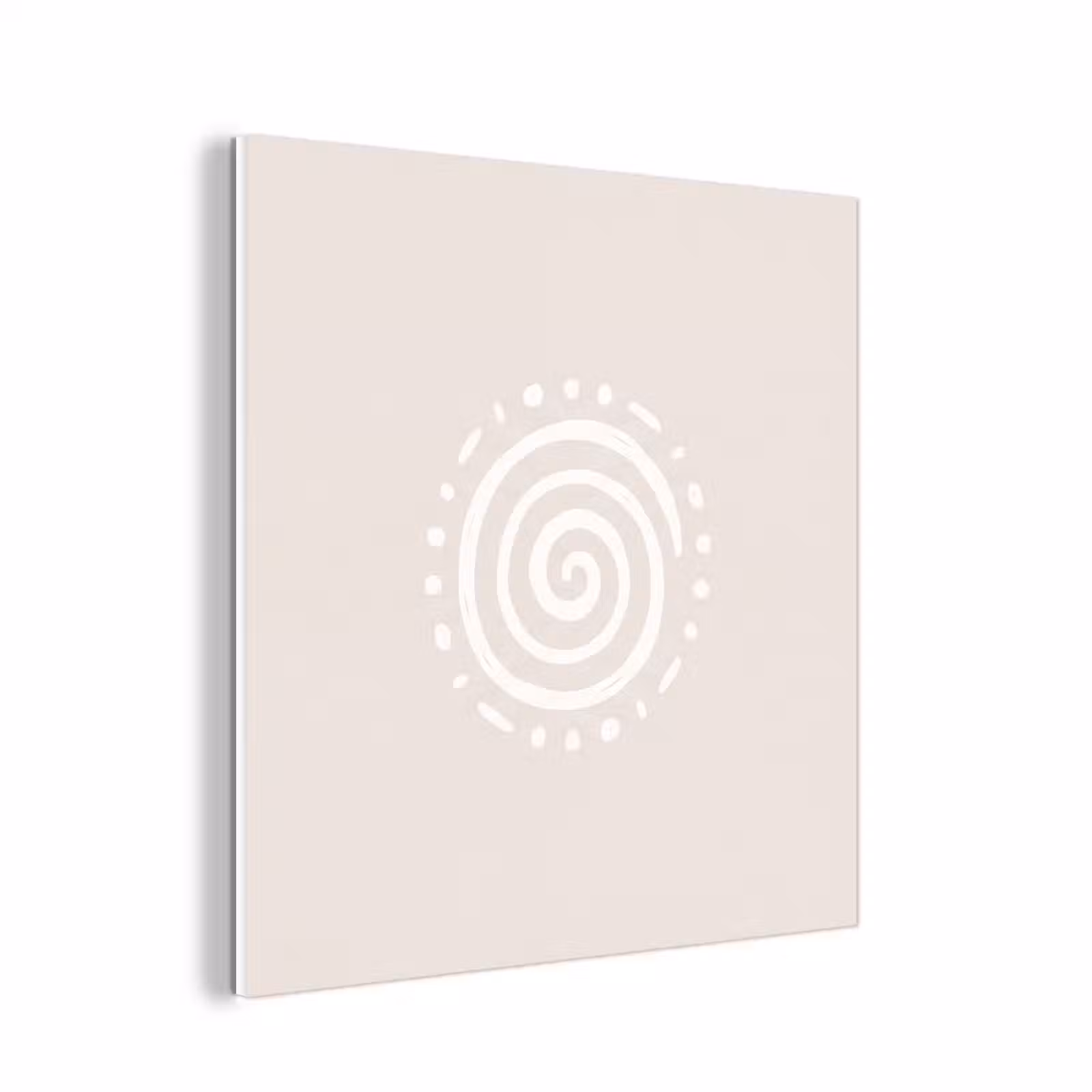 Forex - Symbool - Spiraal - Abstract - Minimalistisch - Beige — 1