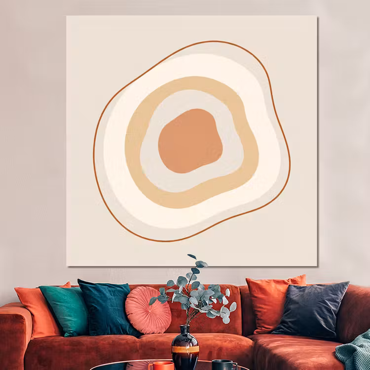 Forex - Abstract - Organisch - Modern - Beige - Kunst — 3