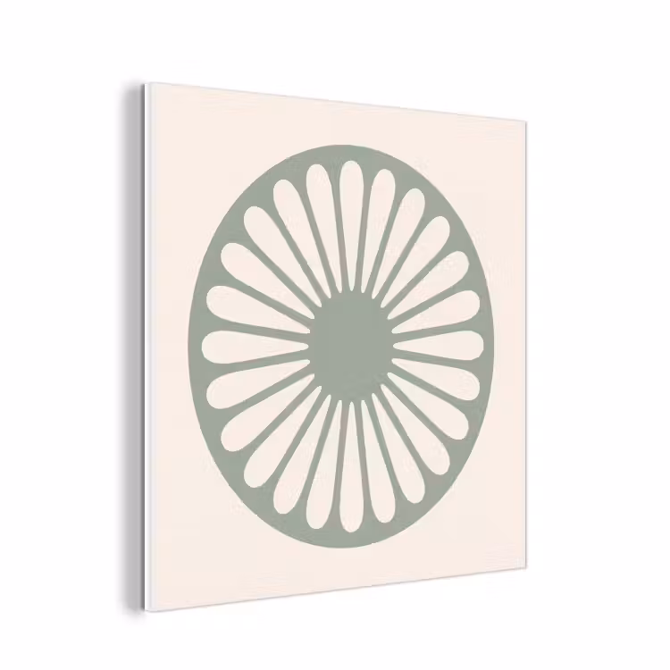 Forex - Abstract - Patroon - Radiaal - Modern - Groen — 1