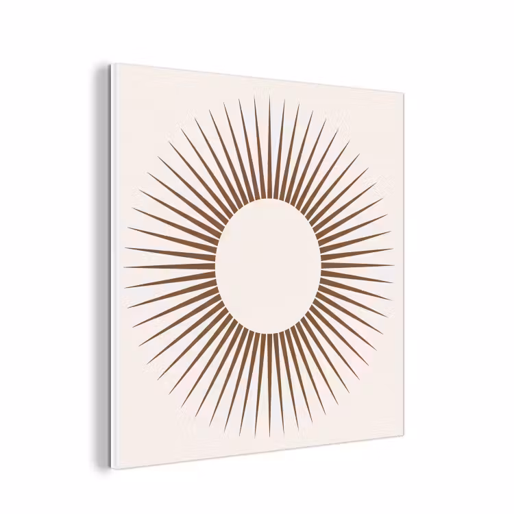 Forex - Abstract - Zon - Symbool - Modern - Beige — 1