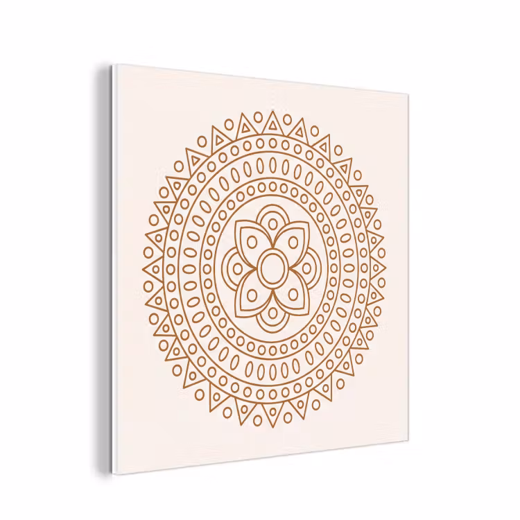 Forex - Mandala - Geometrisch - Abstract - Oosters - Bruin — 1