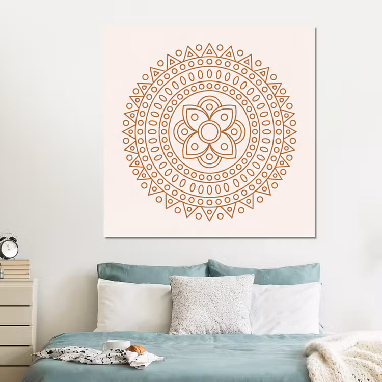 Forex - Mandala - Geometrisch - Abstract - Oosters - Bruin — 2