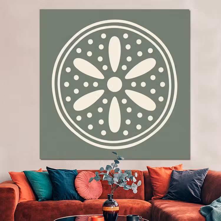 Forex - Patroon - Cirkel - Abstract - Groen - Decoratie — 3