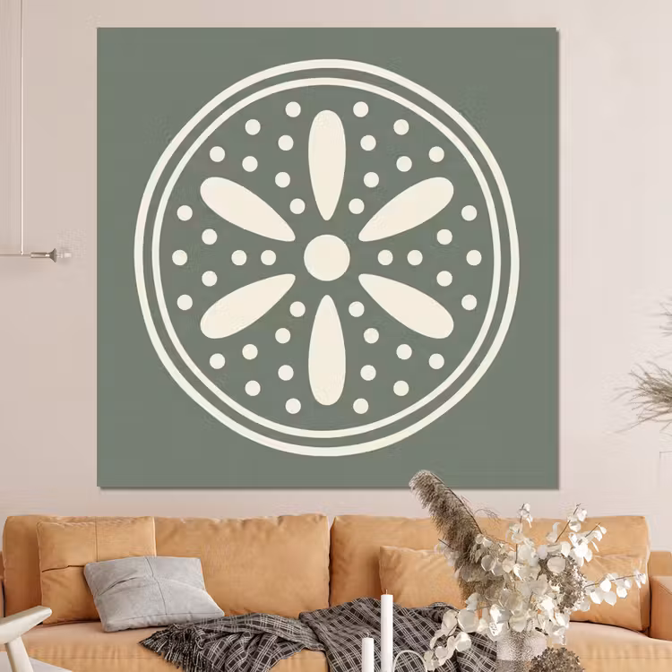 Forex - Patroon - Cirkel - Abstract - Groen - Decoratie — 4