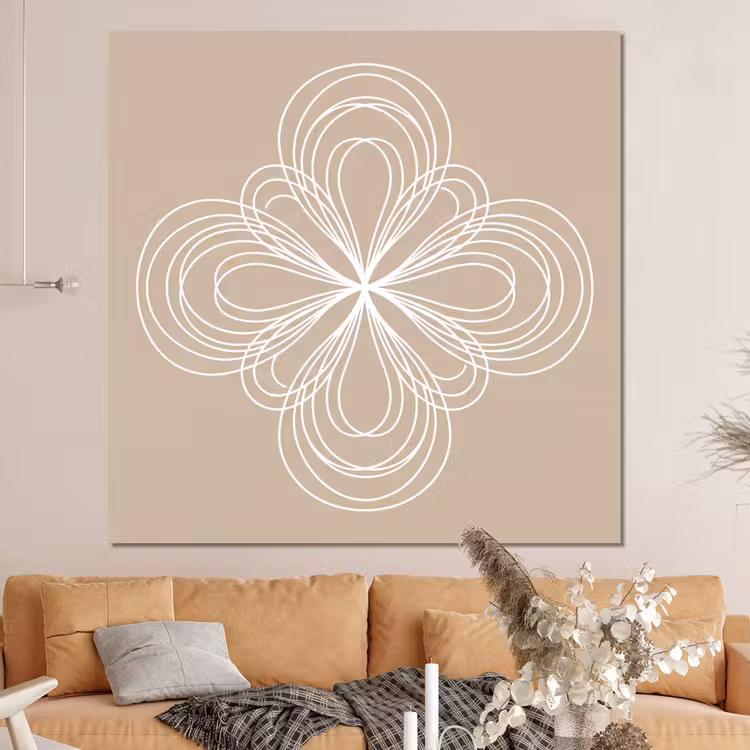 Forex - Patroon - Lijnen - Abstract - Minimalistisch - Beige — 4