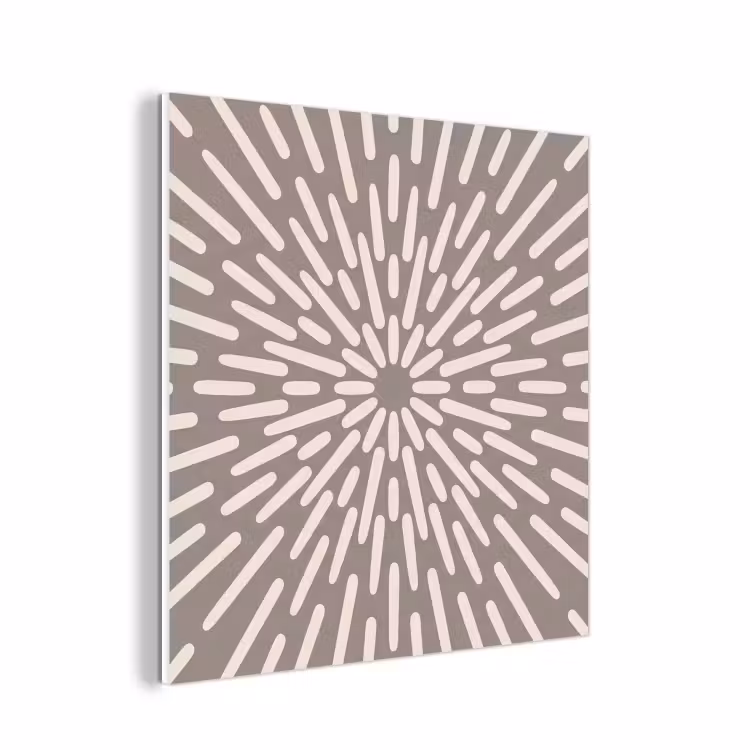 Forex - Patroon - Stralen - Abstract - Modern - Grijs — 1
