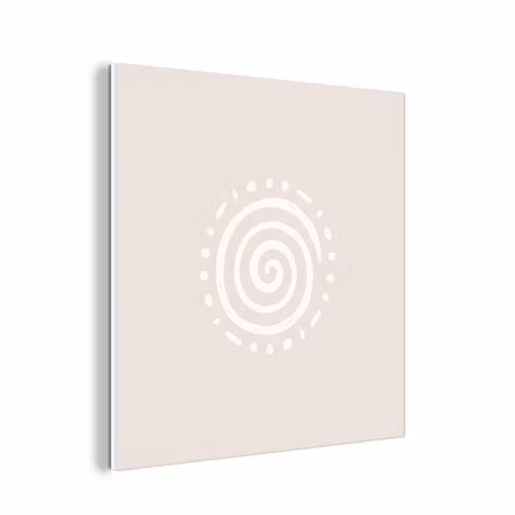 Forex - Symbool - Spiraal - Abstract - Minimalistisch - Beige — 1