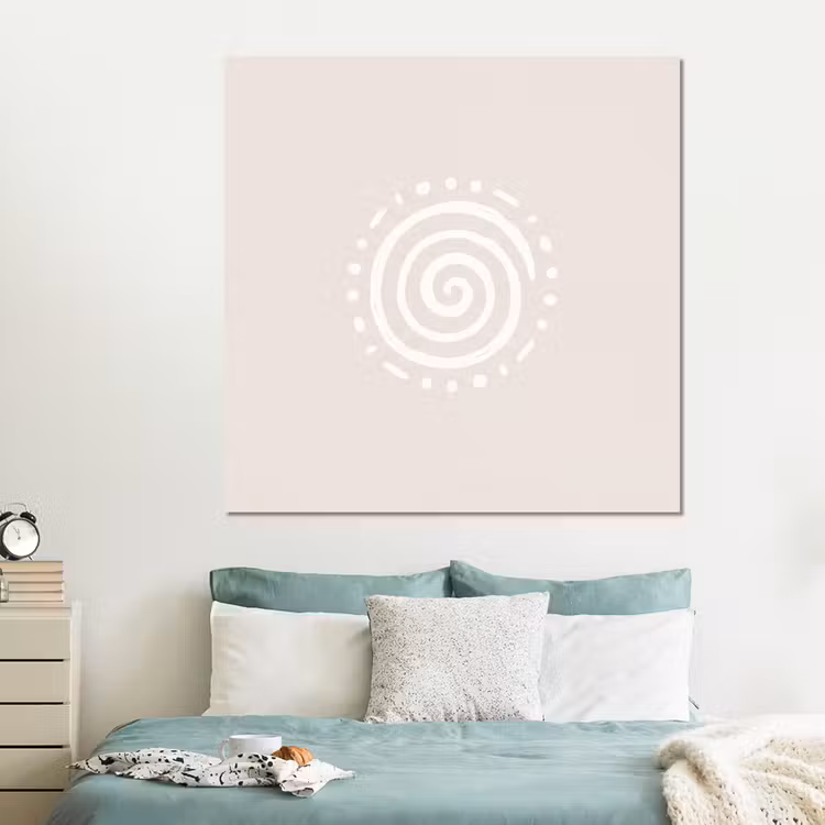 Forex - Symbool - Spiraal - Abstract - Minimalistisch - Beige — 2