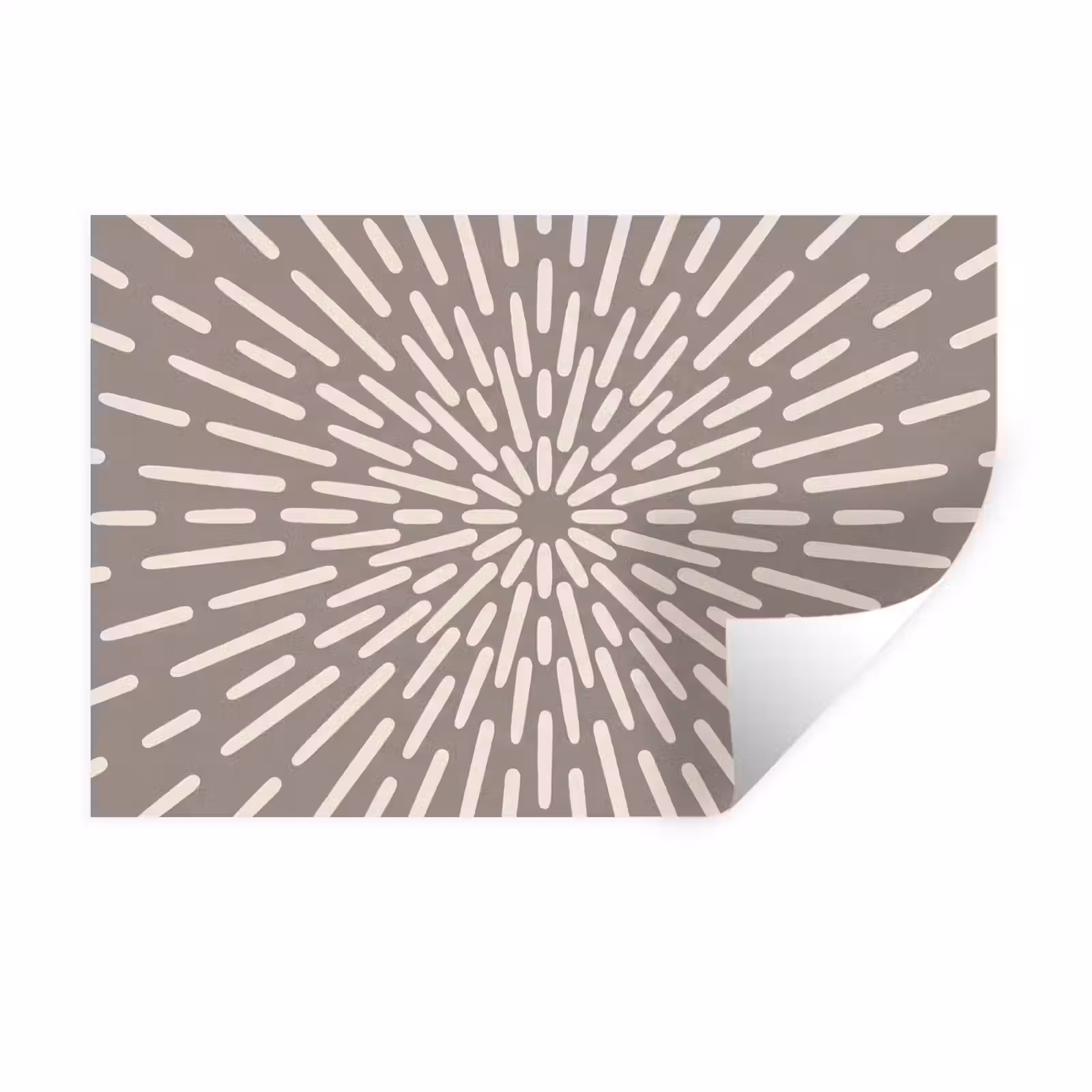 Muursticker - Patroon - Stralen - Abstract - Modern - Grijs — 1