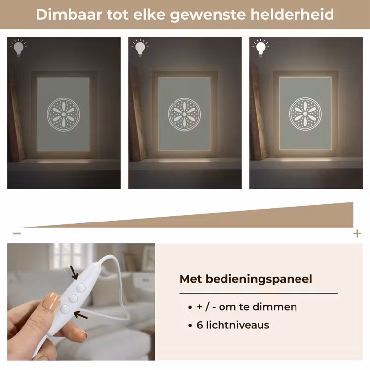 Gepersonaliseerde Lightbox - Patroon - Cirkel - Abstract - Groen - Decoratie — 8