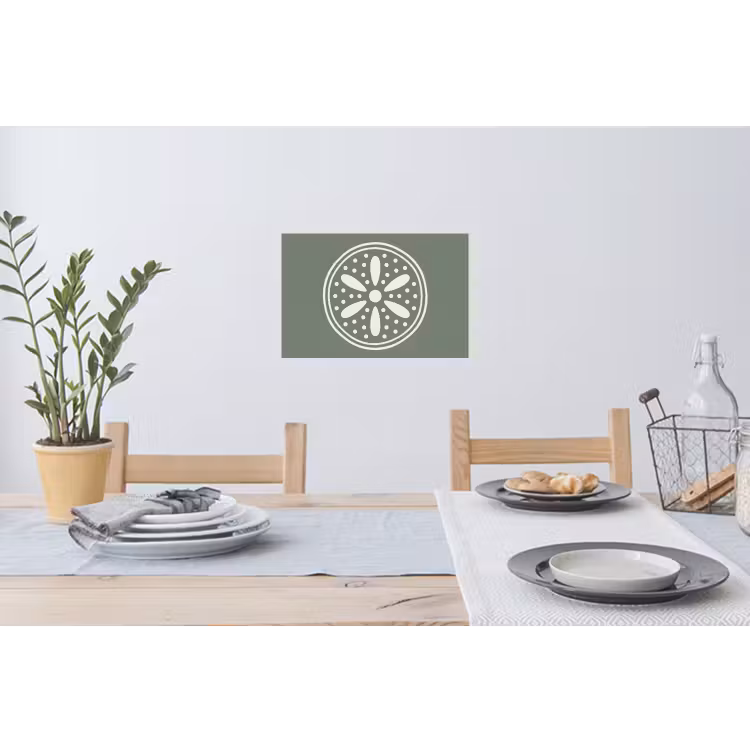 Muursticker - Patroon - Cirkel - Abstract - Groen - Decoratie — 3