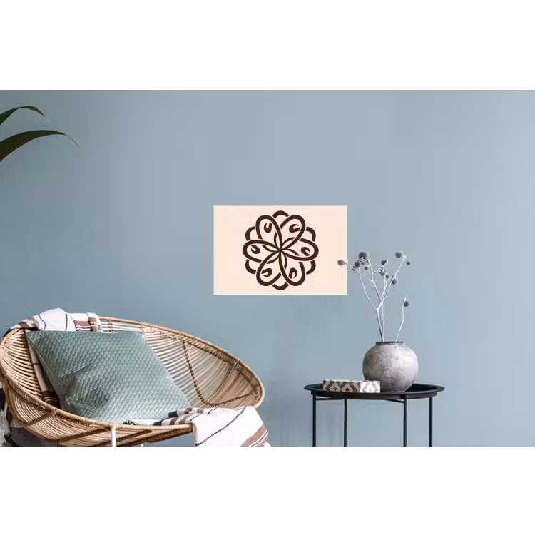 Muursticker - Patroon - Knoop - Abstract - Modern - Bruin — 4