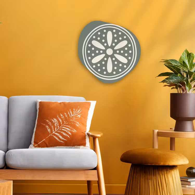 Organisch schilderij - Forex - Patroon - Cirkel - Abstract - Groen - Decoratie — 3