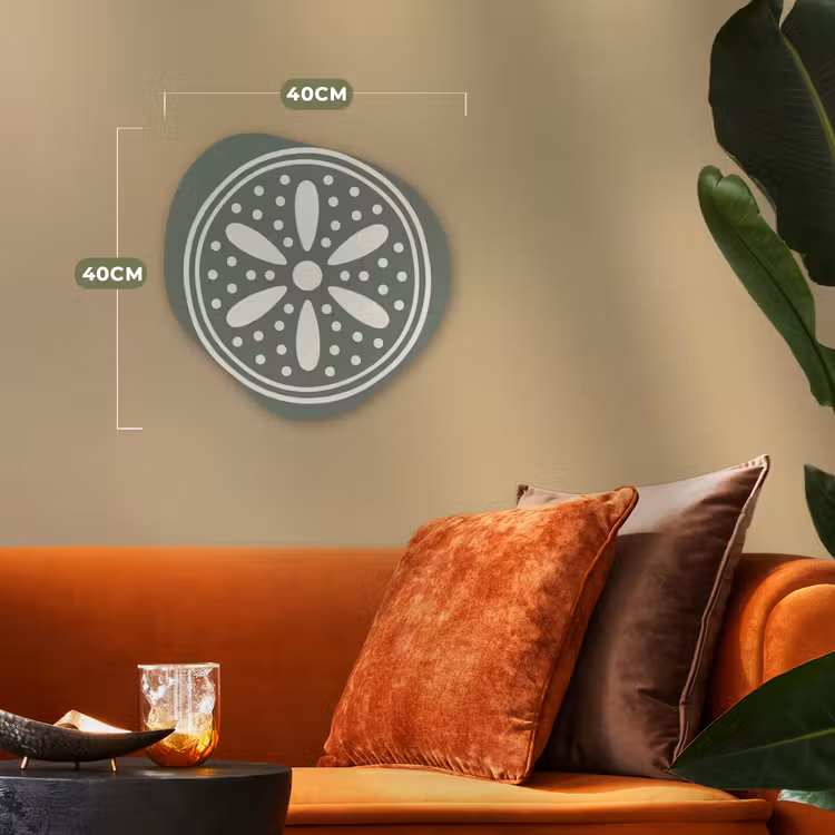 Organisch schilderij - Forex - Patroon - Cirkel - Abstract - Groen - Decoratie — 4