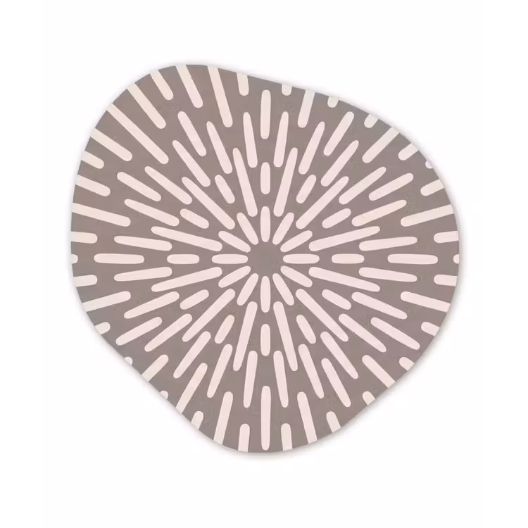 Organisch schilderij - Forex - Patroon - Stralen - Abstract - Modern - Grijs — 1