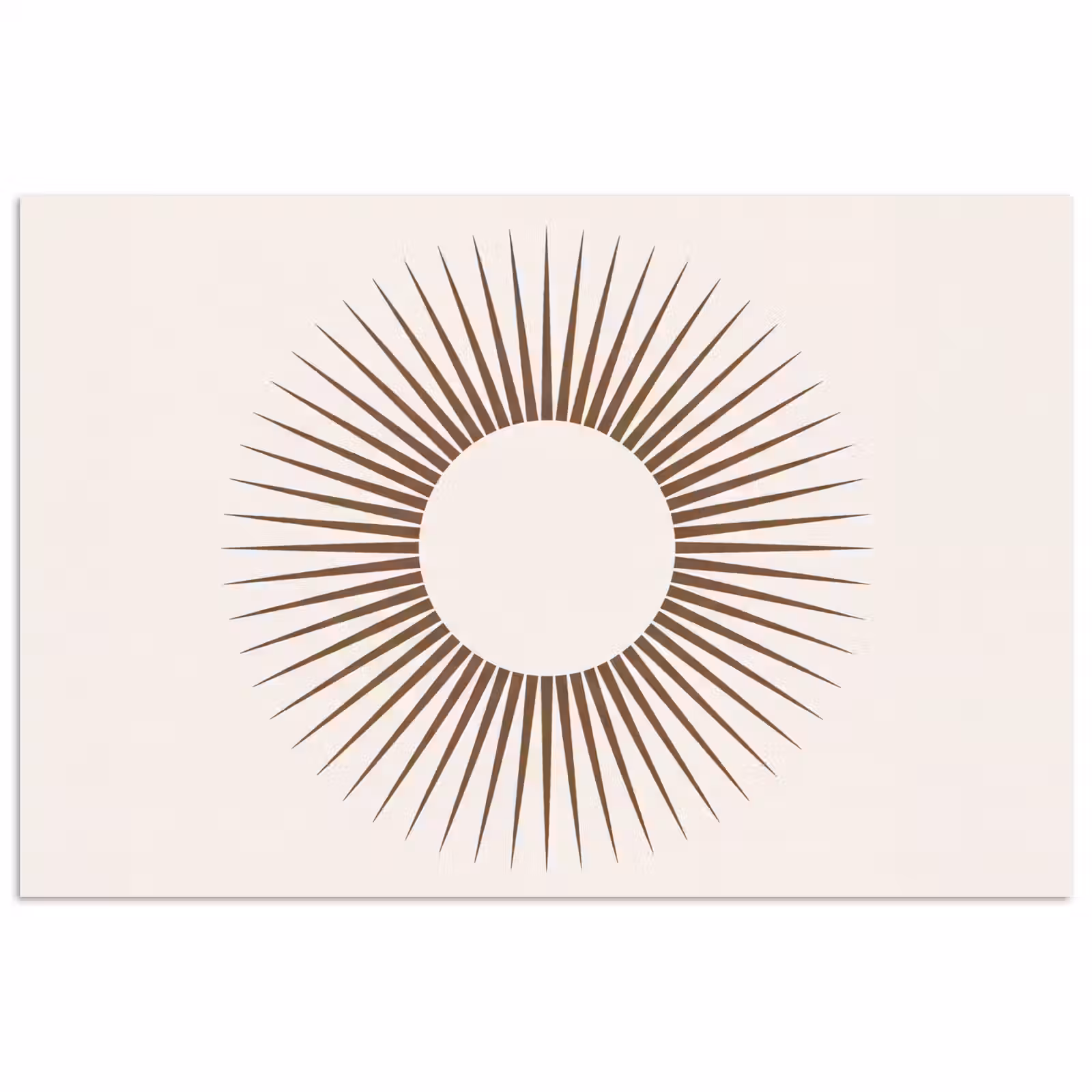 Poster - Abstract - Zon - Symbool - Modern - Beige — 1