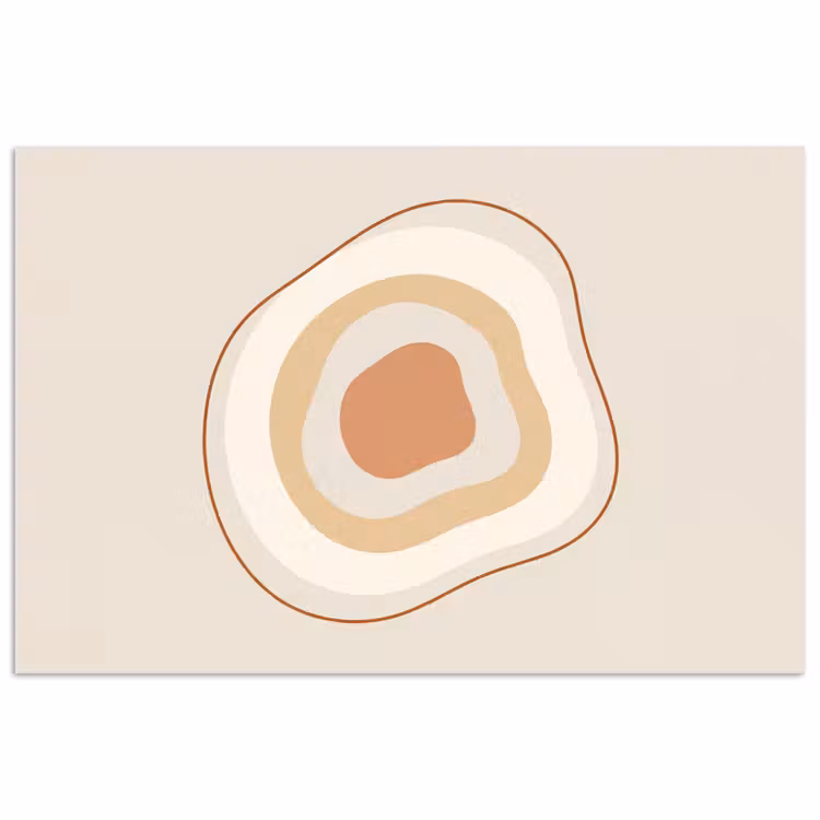 Poster - Abstract - Organisch - Modern - Beige - Kunst — 1