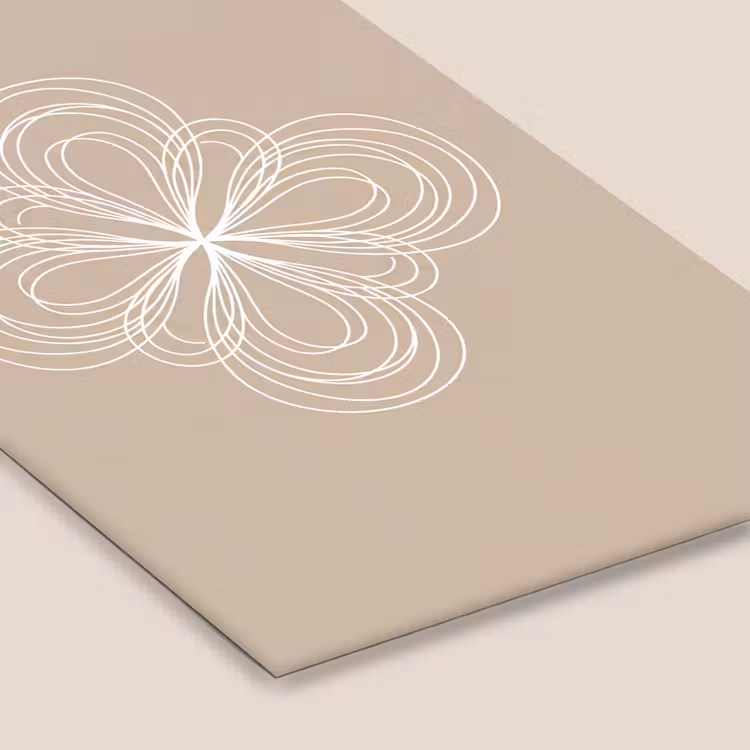 Poster met lijst - Patroon - Lijnen - Abstract - Minimalistisch - Beige — 7