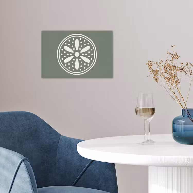 Poster - Patroon - Cirkel - Abstract - Groen - Decoratie — 4