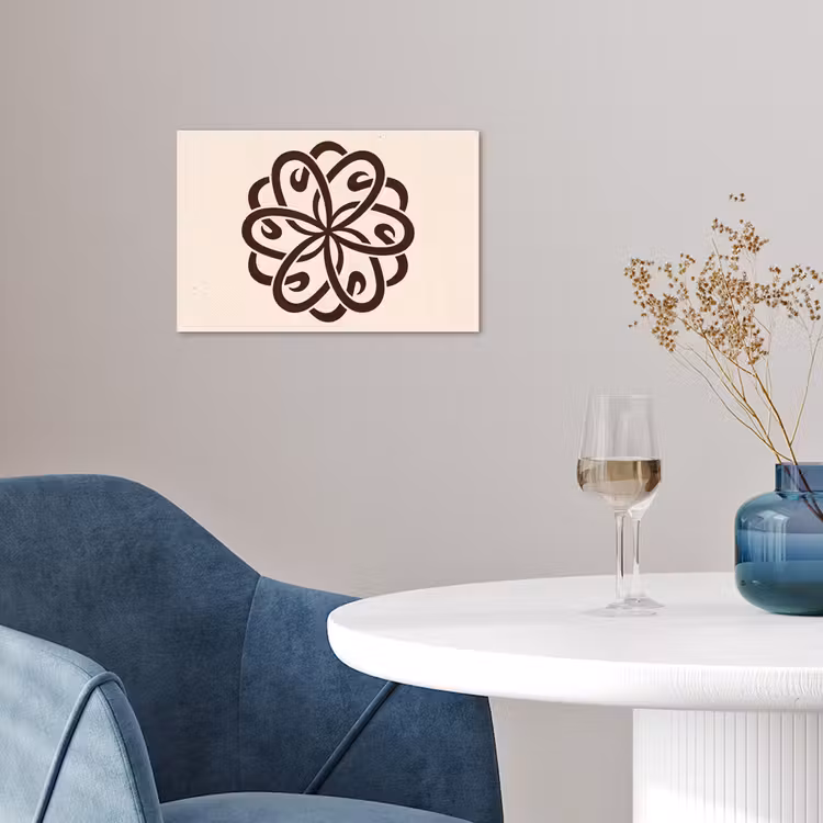 Poster - Patroon - Knoop - Abstract - Modern - Bruin — 4