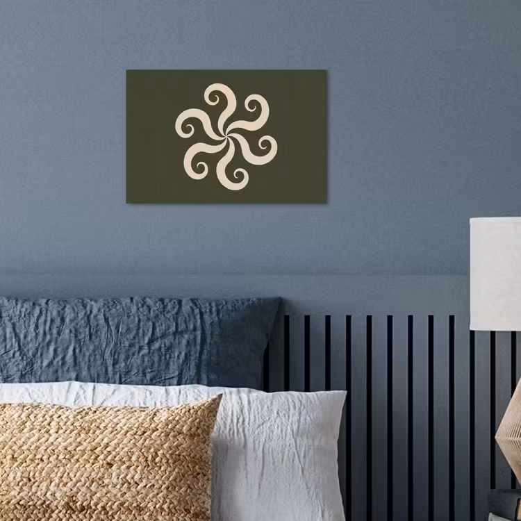 Poster - Patroon - Spiraal - Abstract - Modern - Groen — 3