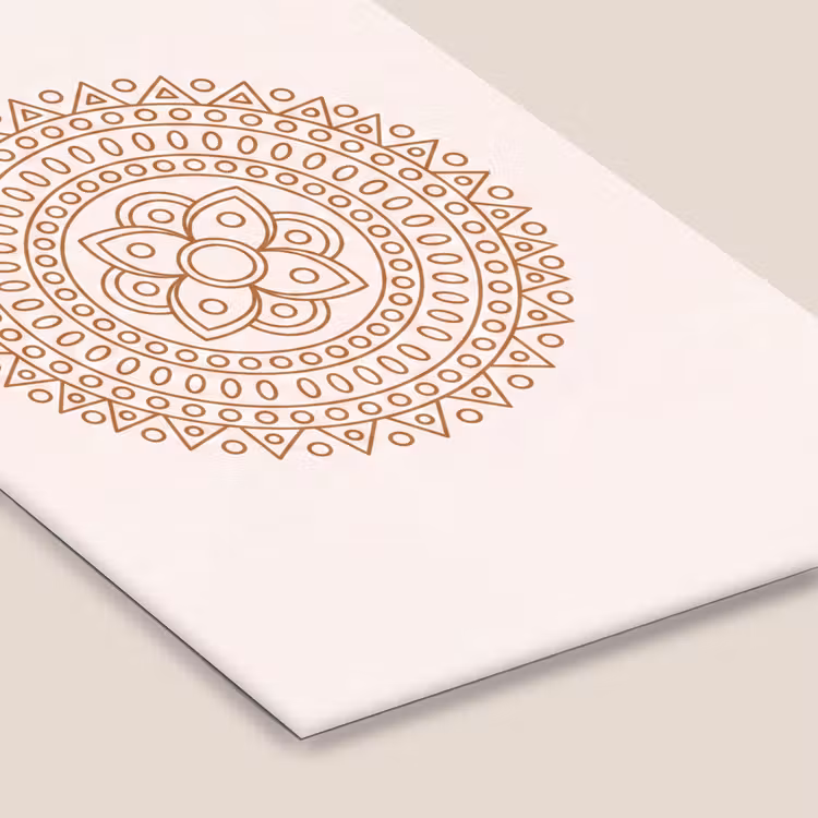 Poster met lijst - Mandala - Geometrisch - Abstract - Oosters - Bruin — 7