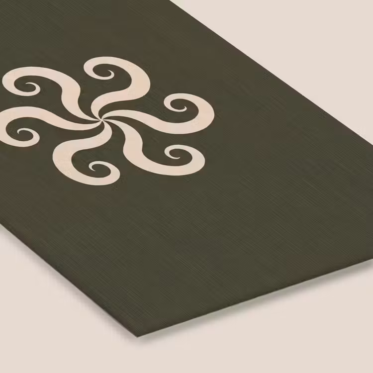 Poster met lijst - Patroon - Spiraal - Abstract - Modern - Groen — 7