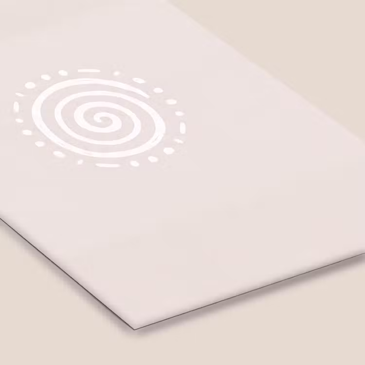 Poster met lijst - Symbool - Spiraal - Abstract - Minimalistisch - Beige — 7