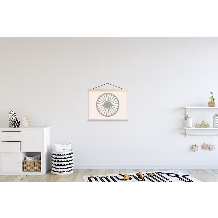 Schoolplaat - Abstract - Patroon - Radiaal - Modern - Groen — 3