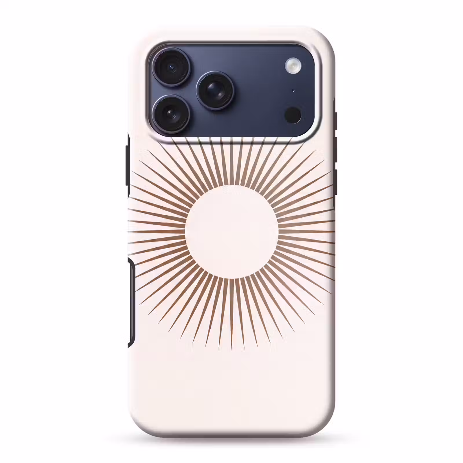 Telefoonhoesje Toughcase - Abstract - Zon - Symbool - Modern - Beige — 1