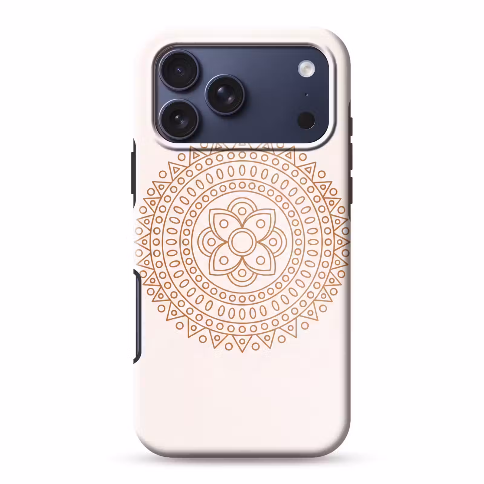 Telefoonhoesje Toughcase - Mandala - Geometrisch - Abstract - Oosters - Bruin — 1