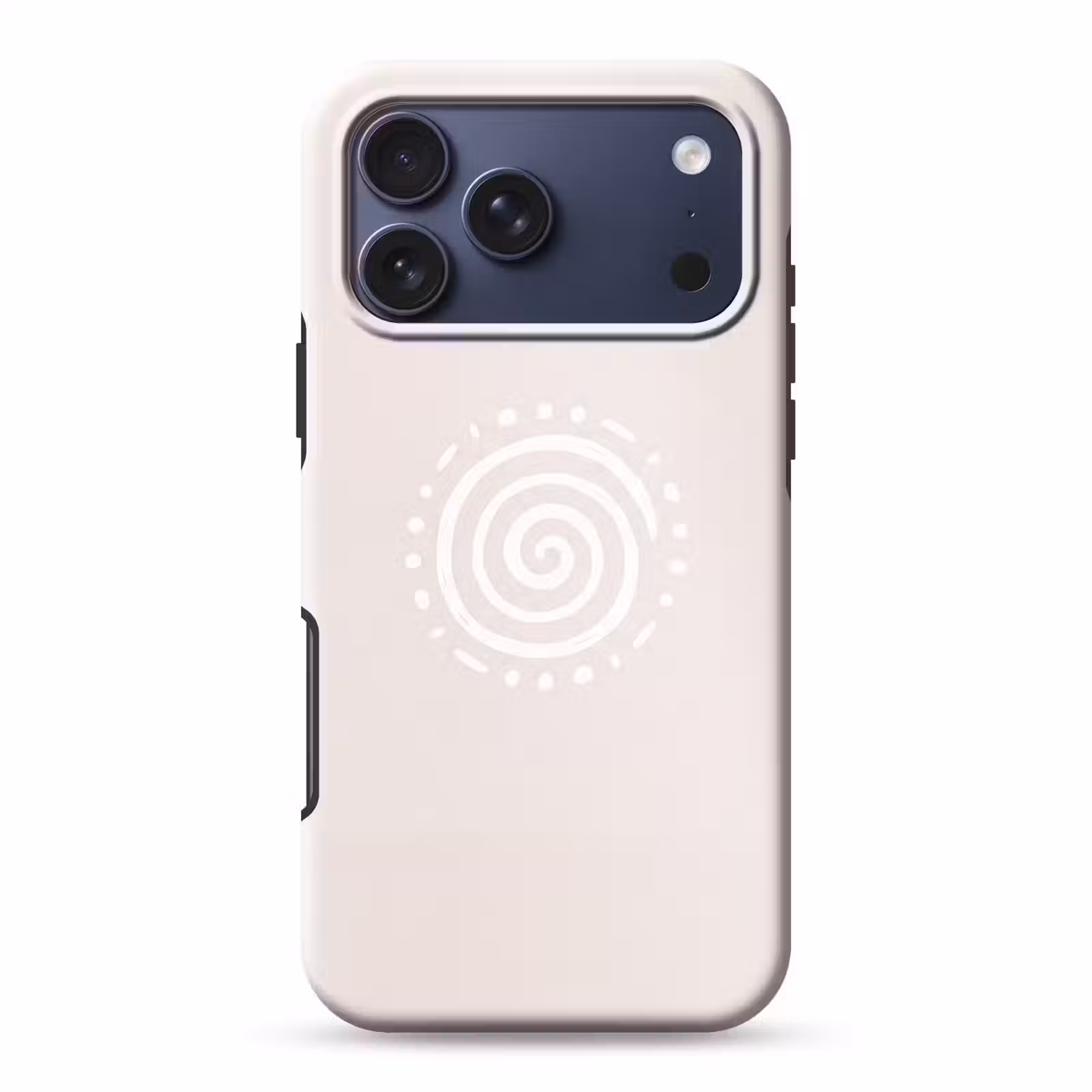 Telefoonhoesje Toughcase - Symbool - Spiraal - Abstract - Minimalistisch - Beige — 1