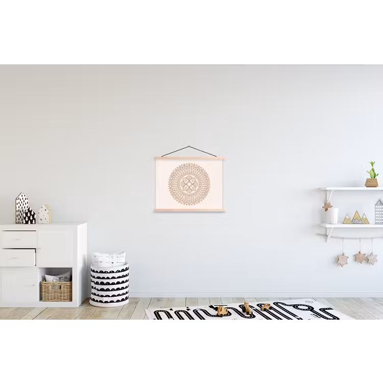 Schoolplaat - Mandala - Geometrisch - Abstract - Oosters - Bruin — 3