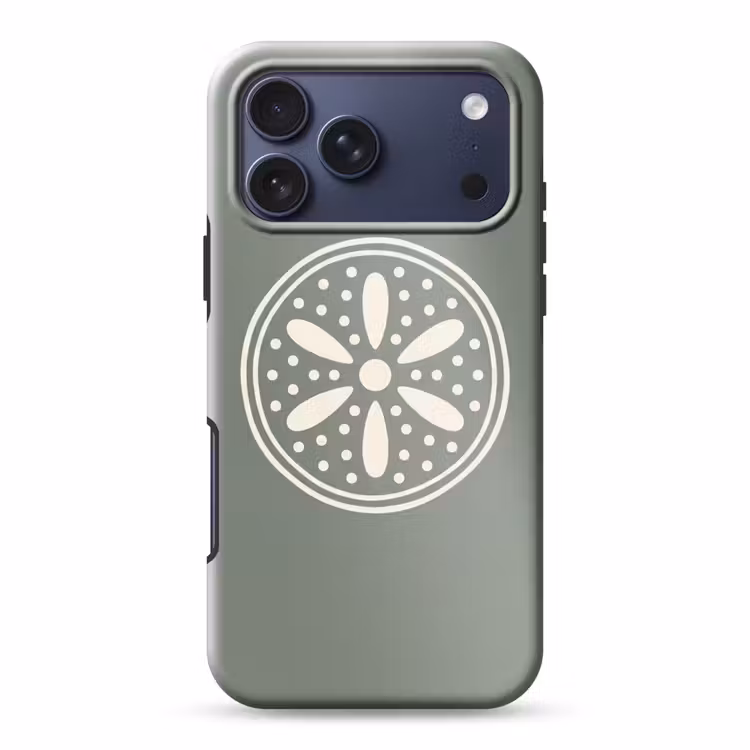 Telefoonhoesje Toughcase - Patroon - Cirkel - Abstract - Groen - Decoratie — 1