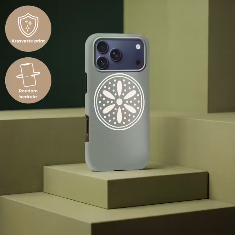 Telefoonhoesje Toughcase - Patroon - Cirkel - Abstract - Groen - Decoratie — 7