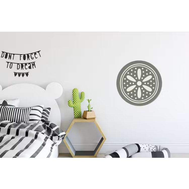 Wandcirkel - Aluminium - Patroon - Cirkel - Abstract - Groen - Decoratie — 5