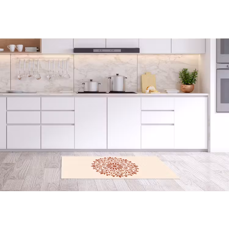 Keukenloper - Decoratie - Cirkel - Symmetrisch - Modern - Roodbruin — 3